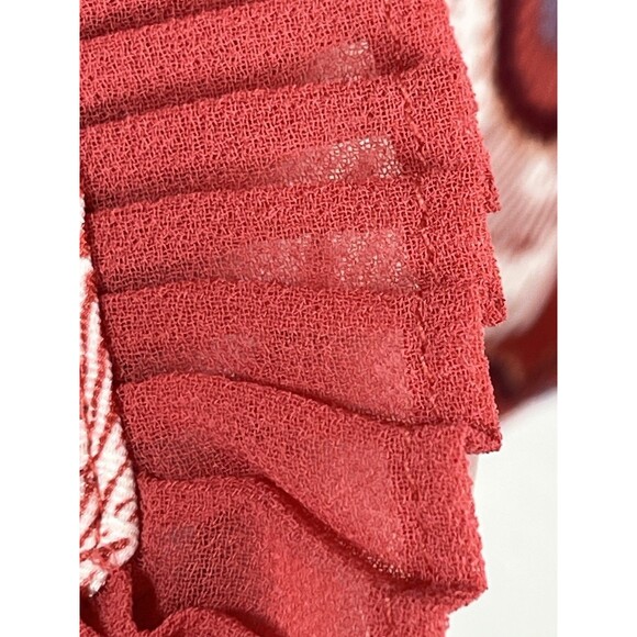 Chicos Botanical Art Print 3/4 Sleeve Top blouse  0 S 2 4 - Picture 3 of 10